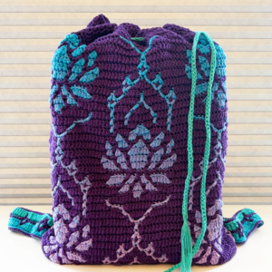 Blooming Lotus Flower Backpack