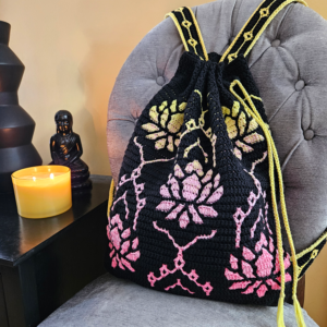 Pink Lemonade Lotus Flower Backpack